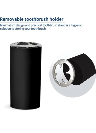 6 Pcs ABS Luxurious Bathroom Accessories Set 8034 - White