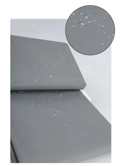 180x180cm EVA+PE 3D Leaf Pattern Shower Curtain For Bathrooms - White