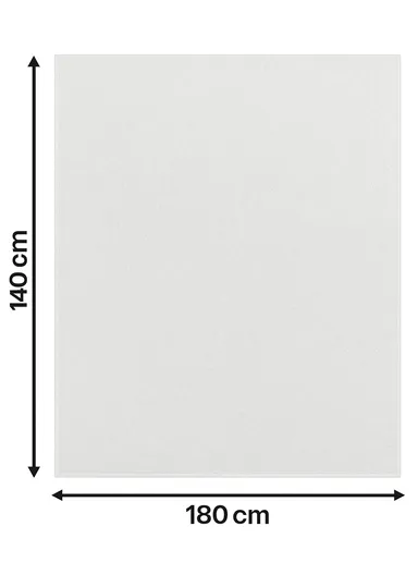 Waterproof &amp; Easy To Wash PEVA Tablecloth For Dining Table (L140 x W180)cm- Transparent