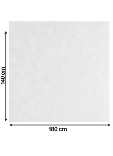 Waterproof &amp; Easy To Wash PEVA Tablecloth For Dining Table (L140 x W180)cm- Transparent 