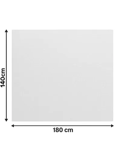 Waterproof &amp; Easy To Wash PEVA Tablecloth For Dining Table (L140 x W180)cm- Transparent