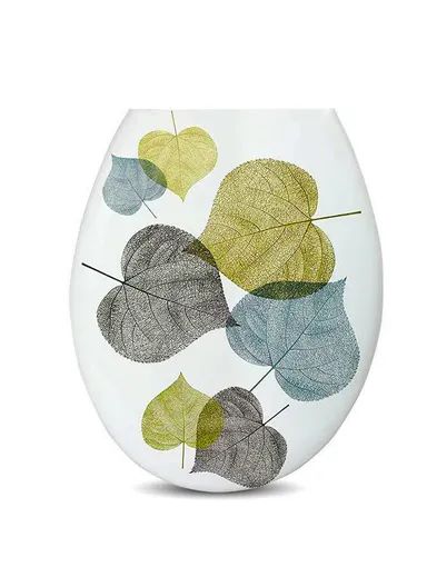 4Pcs Bathroom Set With Hooks, Shower Curtain, Toilet Rugs &amp; Bath Mat - Style 6