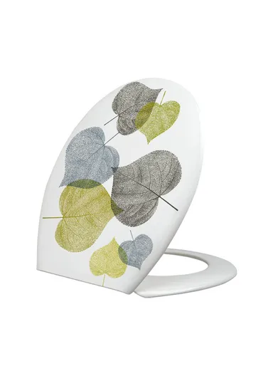 4Pcs Bathroom Set With Hooks, Shower Curtain, Toilet Rugs &amp; Bath Mat - Style 6