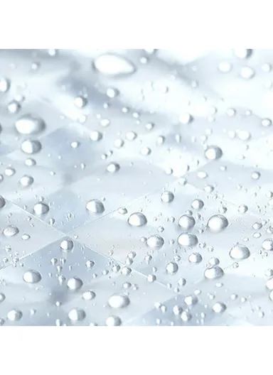 180x200cm EVA+PE 3D Leaf Pattern Shower Curtain For Bathrooms - Grey