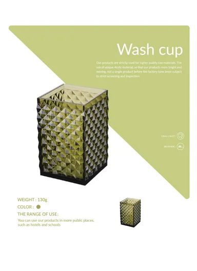 5 Pcs Acrylic Luxurious Bathroom Accessories Set JS5001 - Aqua Blue