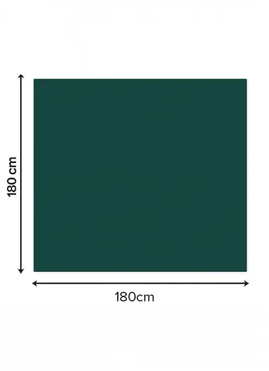 Waterproof &amp; Easy To Wash PEVA Tablecloth For Dining Table (L180 x W180)cm- Aqua Blue