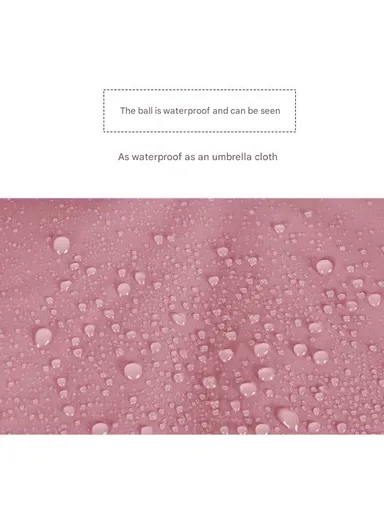 180x200cm EVA+PE 3D Leaf Pattern Shower Curtain For Bathrooms - Light Pink