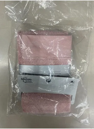 (W30 x L50)cm Super Absorbent Quick Drying Hand Towel - Light Pink