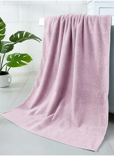 140x70cm Super Absorbent Quick Drying Towel - Light Pink