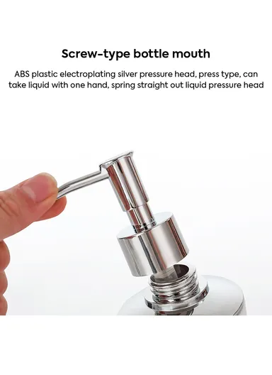 6 Pcs ABS Luxurious Bathroom Accessories Set JS-8033 - Aqua Blue