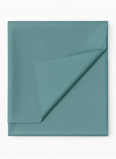 Waterproof &amp; Easy To Wash PEVA Tablecloth For Dining Table (L140 x W180)cm- Light Blue