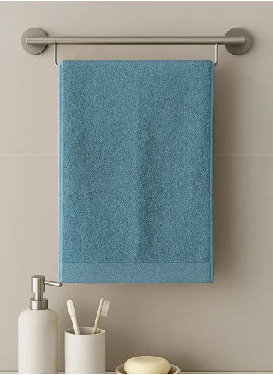 (W30 x L50)cm Super Absorbent Quick Drying Hand Towel - Blue