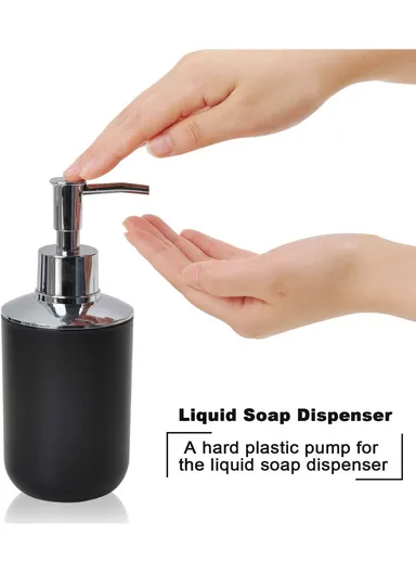 6 Pcs ABS Luxurious Bathroom Accessories Set JS-8033 - Green