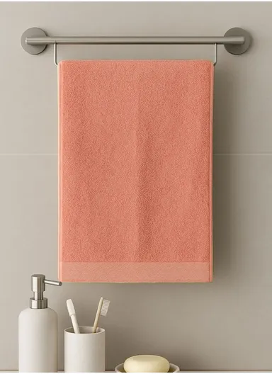(W30 x L50)cm Super Absorbent Quick Drying Hand Towel - Orange