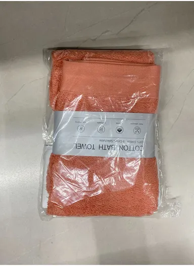 (W30 x L50)cm Super Absorbent Quick Drying Hand Towel - Orange