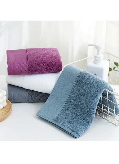 Super Absorbent Quick Drying Hand Towel (W30 x L50)cm - Light Purple