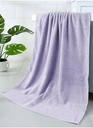 140x70cm Super Absorbent Quick Drying Towel - Light Purple
