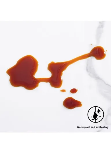 Marble Pattern Tile Effect Self-Adhesive Wallpaper, Peel &amp; Stick Wall Sticker Background - Style C