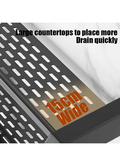 70cm Stainless Steel Towel Rack, No Drilling Double Layer Wall Mounted Storage Shelf for Bathroom &amp; Kitchen