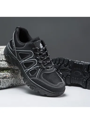 Men's Outdoor Activity High-Quality Hiking Shoes CSM-220 - Black