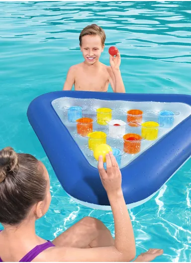 Pong Champ Pool Game with 9 Multicolor Balls 52560 (L105 x W97)cm