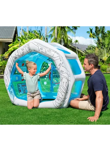 Space Station Exploration Kids Inflatable Play House 52632 (L125 x W105 x H117)cm