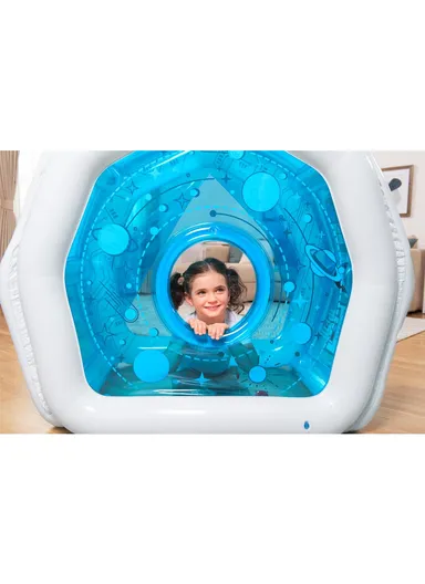 Space Station Exploration Kids Inflatable Play House 52632 (L125 x W105 x H117)cm