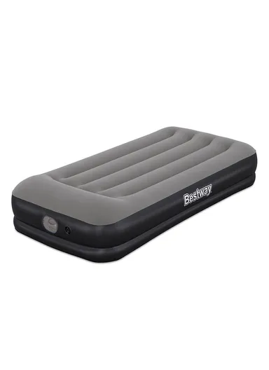 150kg Max Single Airbed Durable Vinyl Mattress with Flocked Top 671BT (L191 x W97 x H36)cm