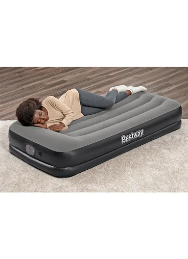 150kg Max Single Airbed Durable Vinyl Mattress with Flocked Top 671BT (L191 x W97 x H36)cm