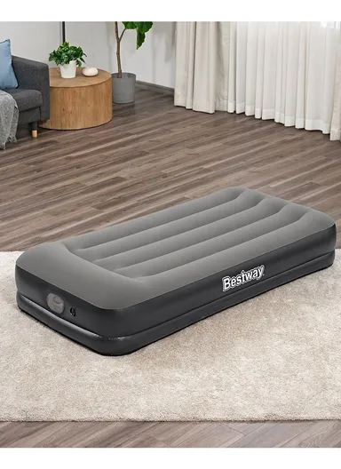 150kg Max Single Airbed Durable Vinyl Mattress with Flocked Top 671BT (L191 x W97 x H36)cm