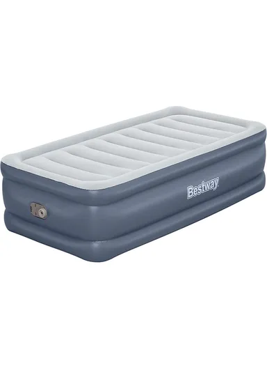 150kg Max TriTech Single Air Mattress Inflatable Bed with Built-In Electric Pump 6713G (L191 x W97 x H51)cm