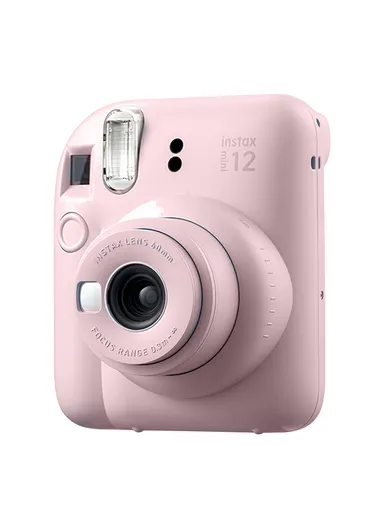 Mini 12 Instant Camera Blue Fast 5s Prints, Close-Up Mode &amp; Auto Flash FUJLSMINI12PINK - Pink