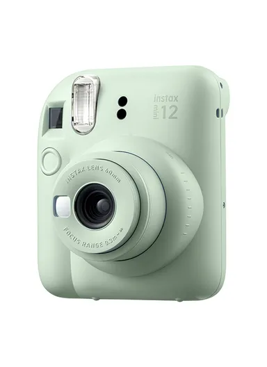Mini 12 Instant Camera Blue Fast 5s Prints, Close-Up Mode &amp; Auto Flash FUJLSMINI12GREEN - Green