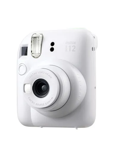 Mini 12 Instant Camera Blue Fast 5s Prints, Close-Up Mode &amp; Auto Flash FUJLSMINI12WHT - White
