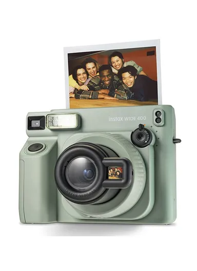 Wide 400 Instant Camera Auto Exposure, Built-In Flash &amp; 95mm Lens FUJLSWIDE400