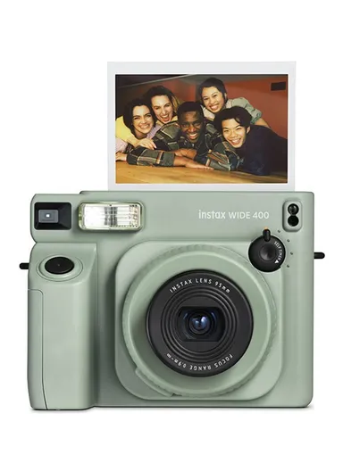 Wide 400 Instant Camera Auto Exposure, Built-In Flash &amp; 95mm Lens FUJLSWIDE400