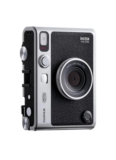 Type-C Bluetooth Camera with Selfie Mirror &amp; Smartphone Connectivity, Remote Control, Dual Shutter &amp; Mobile Photo Printing FUJLSMINIEVOBLK-C - Black