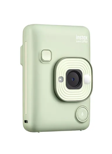 Hybrid Instant Digital Camera with 28mm f/2 Lens, 2.7" LCD Display &amp; Bluetooth Connectivity FUJLSLIPLAYHM1WHITE-C - White
