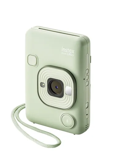 Hybrid Instant Digital Camera with 28mm f/2 Lens, 2.7" LCD Display &amp; Bluetooth Connectivity FUJLSLIPLAYHM1WHITE-C - White