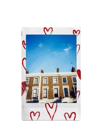 Mini Rainbow Instant Film high-speed ISO 800, Compatible with Instax Mini Cameras FUJFMINSTAXMINI1PKHSKETCH - HEART SKETCH