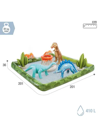 Jurassic Adventure Inflatable Play Center 56132 (L200 x W200 x H36)cm