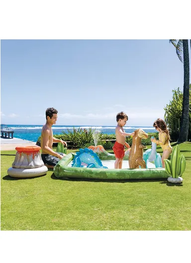 Jurassic Adventure Inflatable Play Center 56132 (L200 x W200 x H36)cm