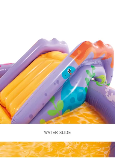 Dino Inflatable Play Center with Water Slide 56139 (L200 x W150 x H70)cm
