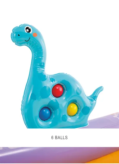 Dino Inflatable Play Center with Water Slide 56139 (L200 x W150 x H70)cm