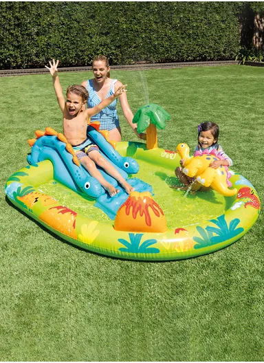 Little Dino Inflatable Play Center with Slide 57166 (L190 x W150 x H58)cm