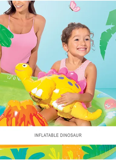 Little Dino Inflatable Play Center with Slide 57166 (L190 x W150 x H58)cm