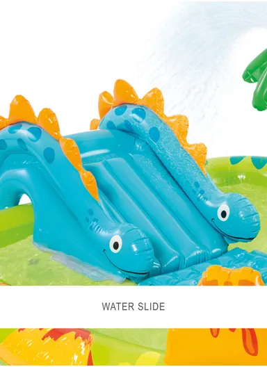 Little Dino Inflatable Play Center with Slide 57166 (L190 x W150 x H58)cm