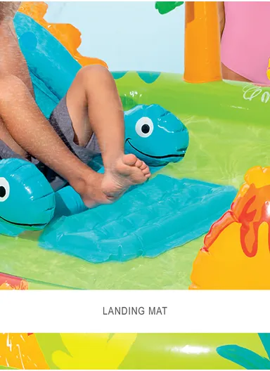 Little Dino Inflatable Play Center with Slide 57166 (L190 x W150 x H58)cm