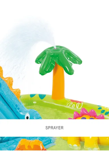 Little Dino Inflatable Play Center with Slide 57166 (L190 x W150 x H58)cm