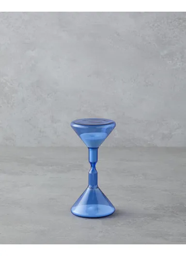 Calva Hourglass 14.5 cm Blue